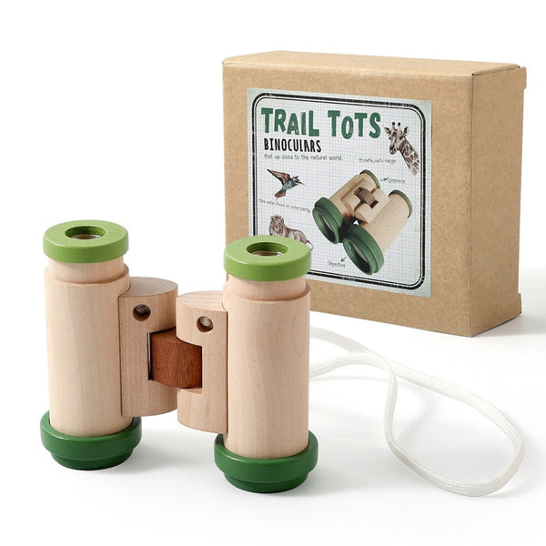 Little Explorer’s Adjustable Wooden Binoculars