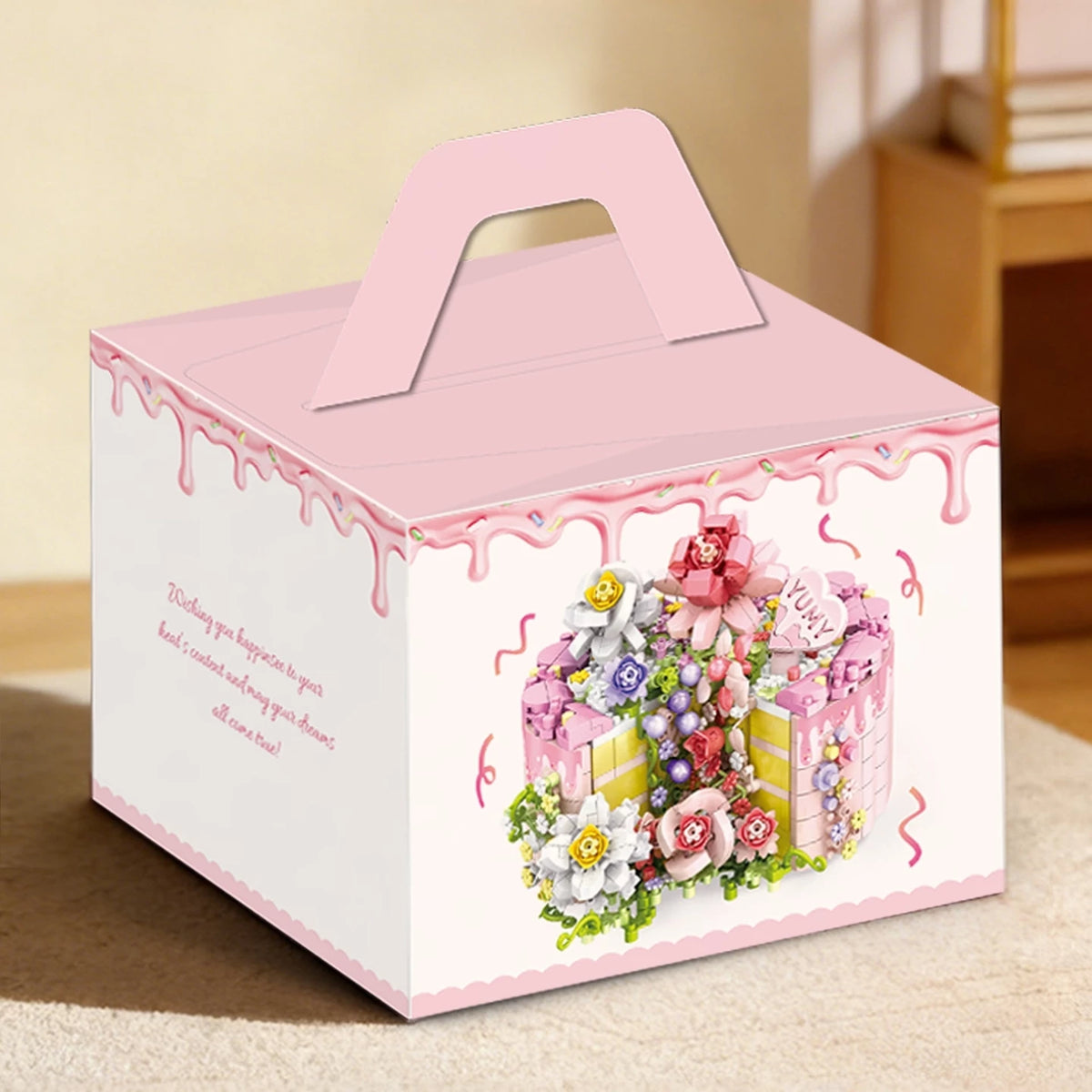 Floral Cake Building Block Set