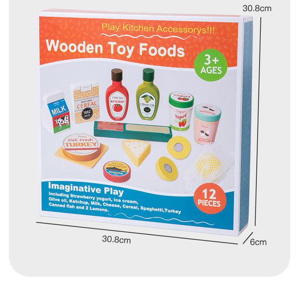 The "Weekly Shop" Wooden Pantry Set (12 Piece)