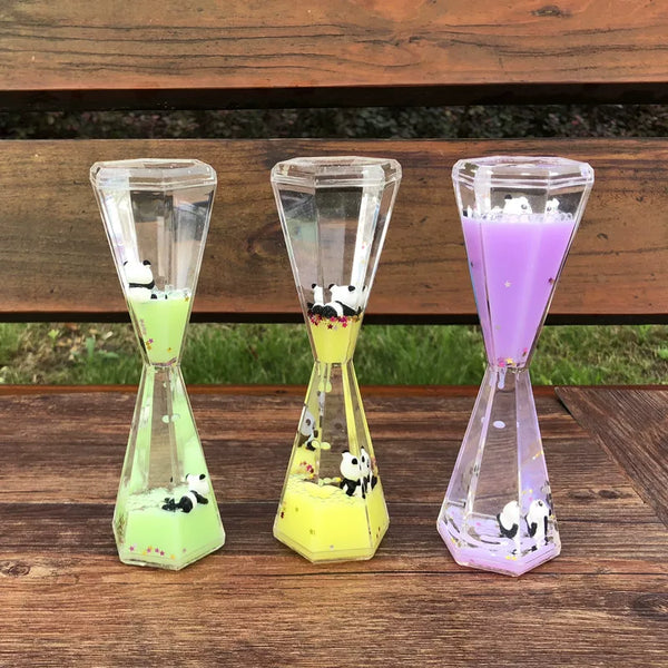 Panda Liquid Motion Timer Ornament