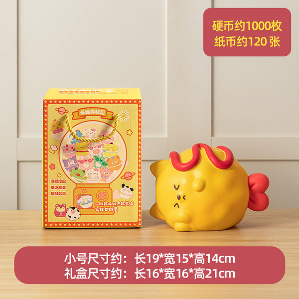 Cute Vinyl Sheep Character Coin Bank FantastiKurios