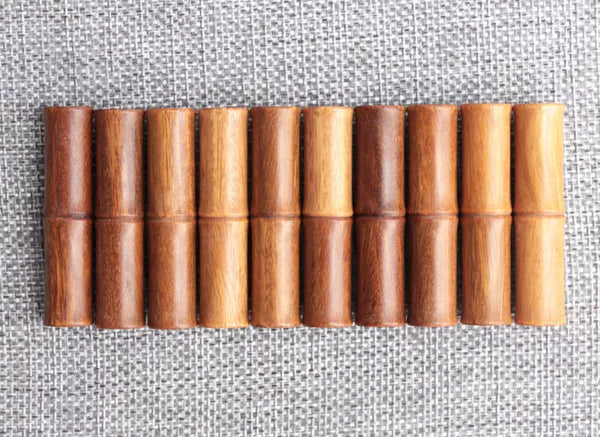 Sandalwood Secret Message Scroll Necklace