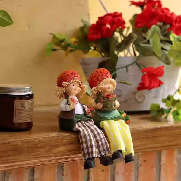 Country Style Shelf Sitter Figurine