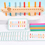 Wooden Crocodile Sorting and Stacking Game