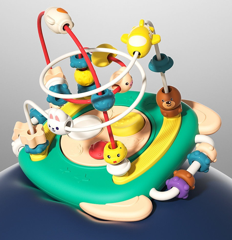 Infant & Toddler Rocket Bead Maze Activity Toy