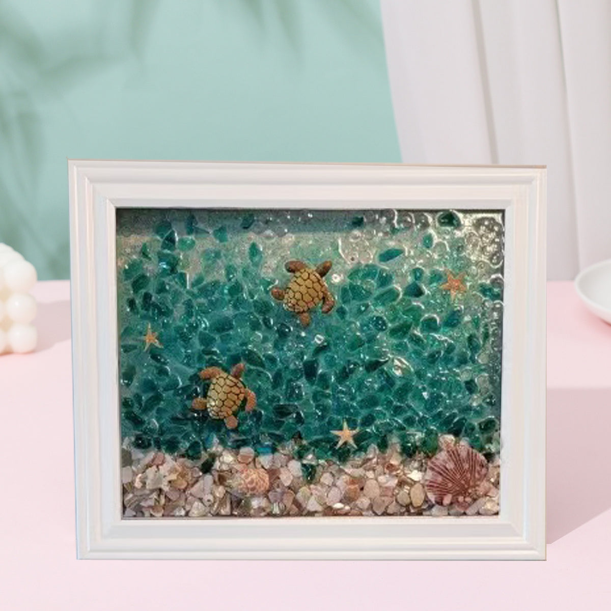Ocean Wonders DIY Art Kit with Frame