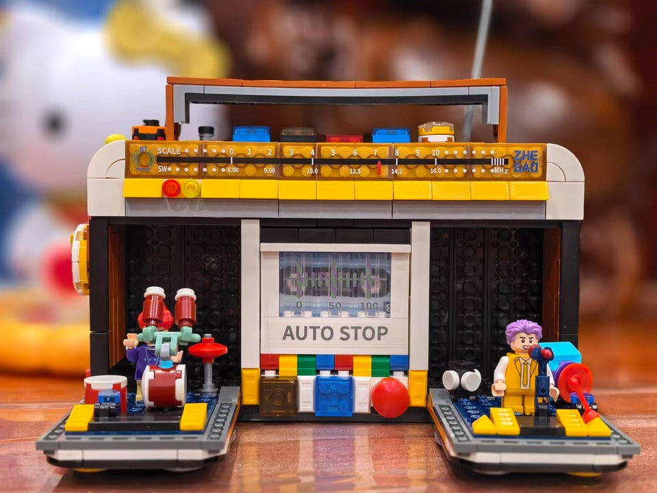 Retro Radio Building Block Set