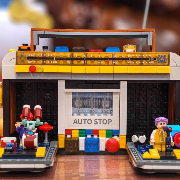 Retro Radio Building Block Set
