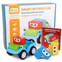 Smart Car Wooden Building Block Puzzle