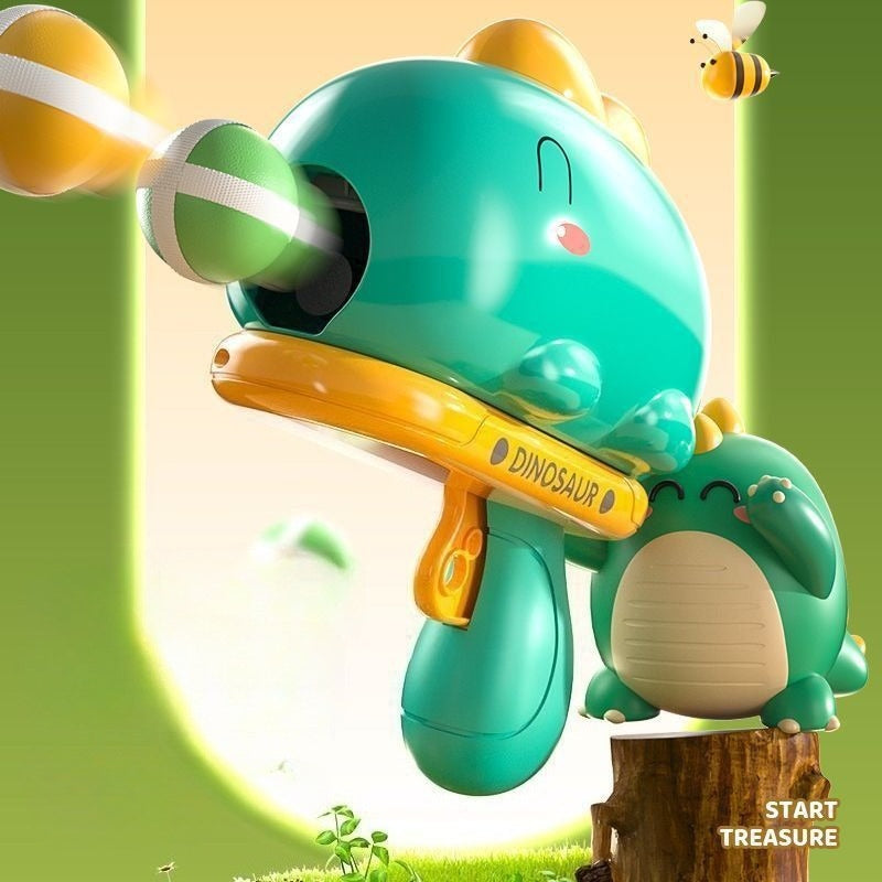 Dinosaur Sticky Ball Launcher Toy with Target Set