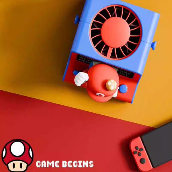 Plumber Character Portable Lanyard Fan