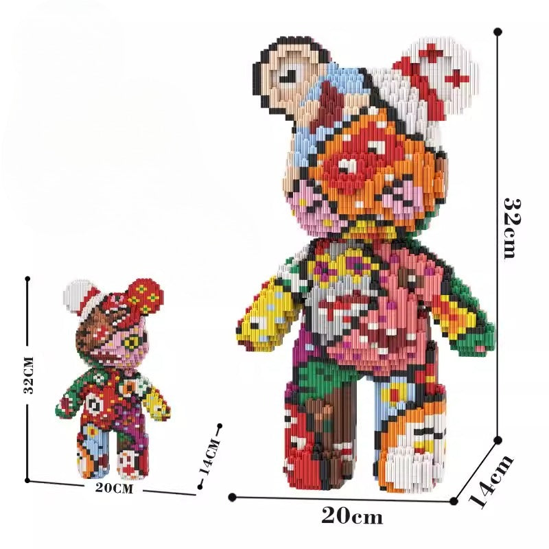 Large Bear Building Block Model (32cm)
