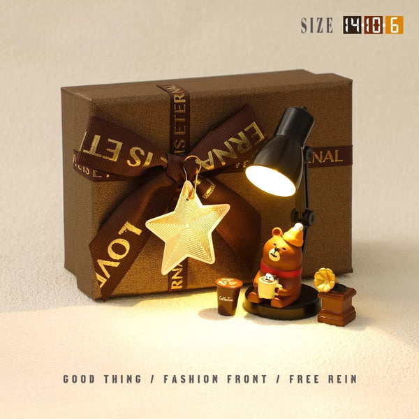 Product Title Miniature Coffee Shop Scene Night Light