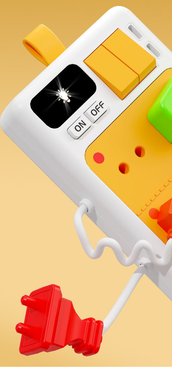 Toddler Busy Board Electrical Safety Plug-in Toy