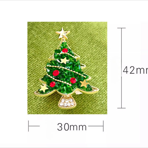 Christmas Tree Brooch Gift Set