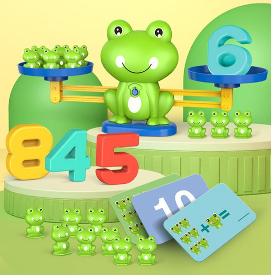 Frog Balance Scale Math Learning Set for Kids