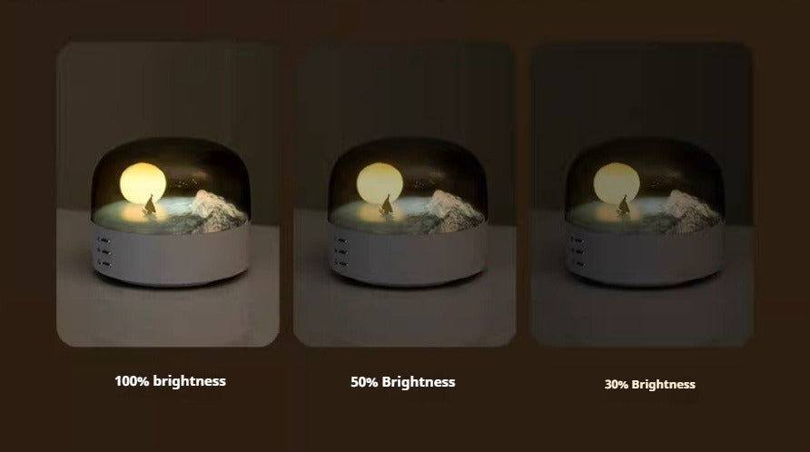 Three-Color Desktop Night Light and Ornament