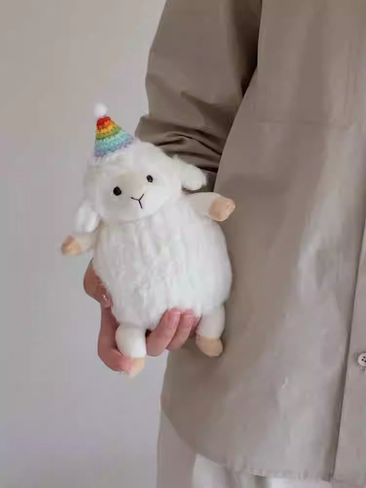 Little Lamb Weighted Plush Figurine