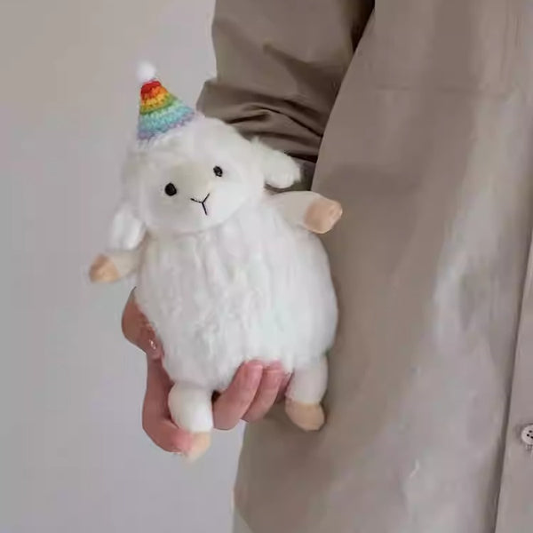 Little Lamb Weighted Plush Figurine