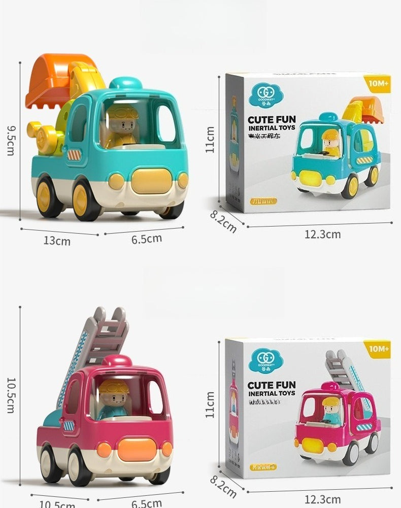 Goodway Cartoon Construction Vehicle with Lights and Sound
