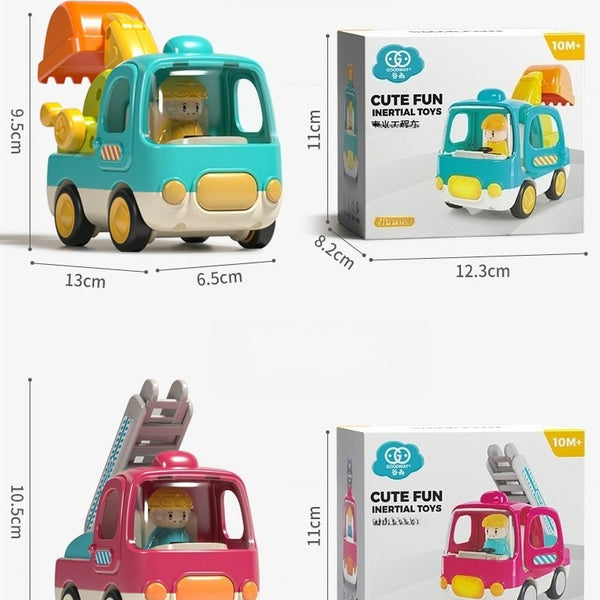 Goodway Cartoon Construction Vehicle with Lights and Sound
