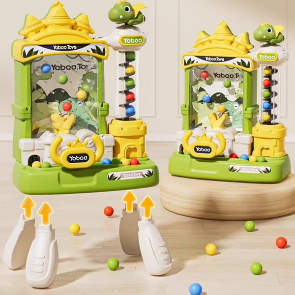 Dinosaur Castle Interactive Marble Catching Game