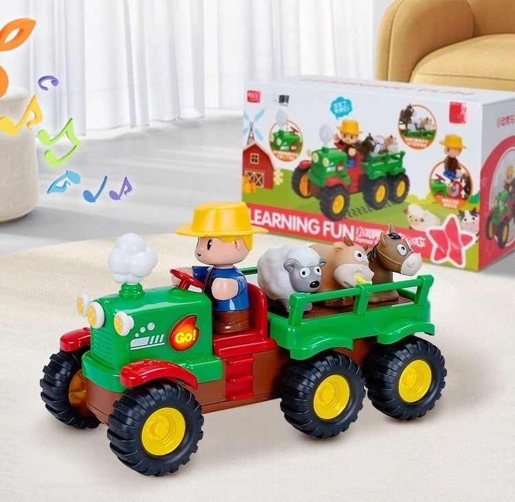 Remote Control Farmer Fun Truck with Animal Figures