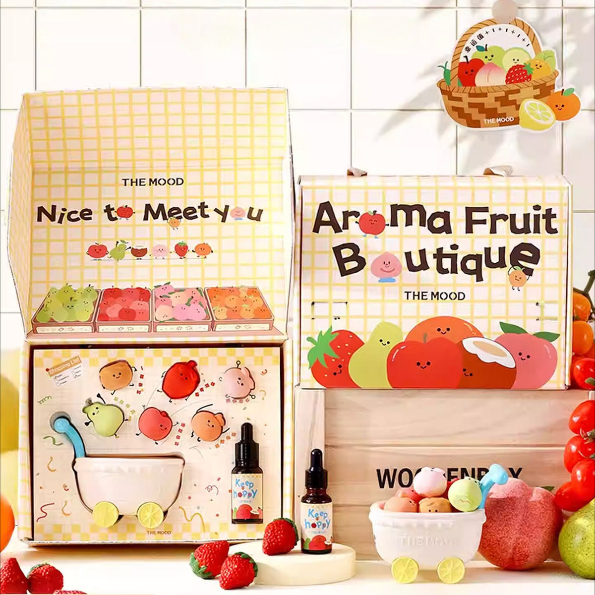 Fruit Market Plaster Diffuser Gift Set