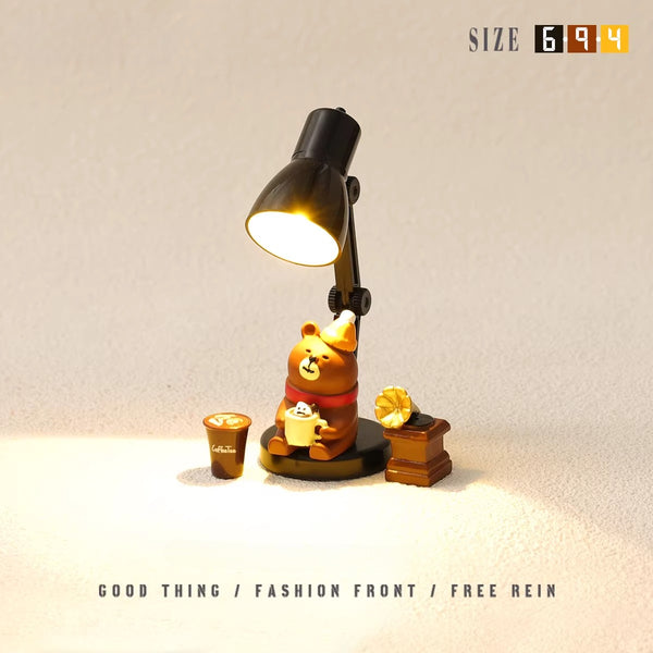 Product Title Miniature Coffee Shop Scene Night Light