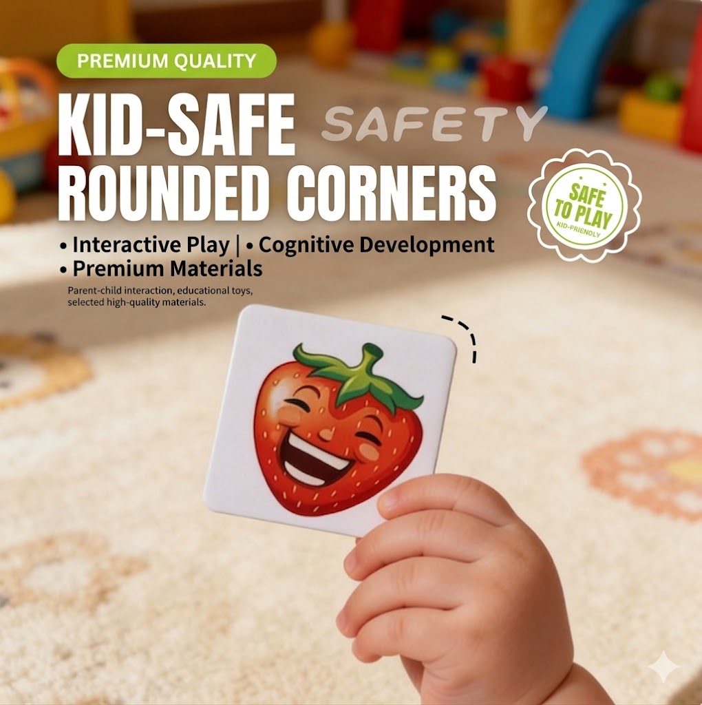 Kids' Shadow Match Puzzle Cards