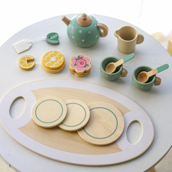 Wooden Pretend Play Afternoon Tea Set