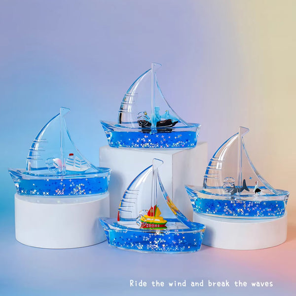 Liquid Motion Sailboat Desk Ornament