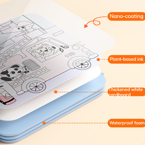 Reusable Water Drawing Book for Kids