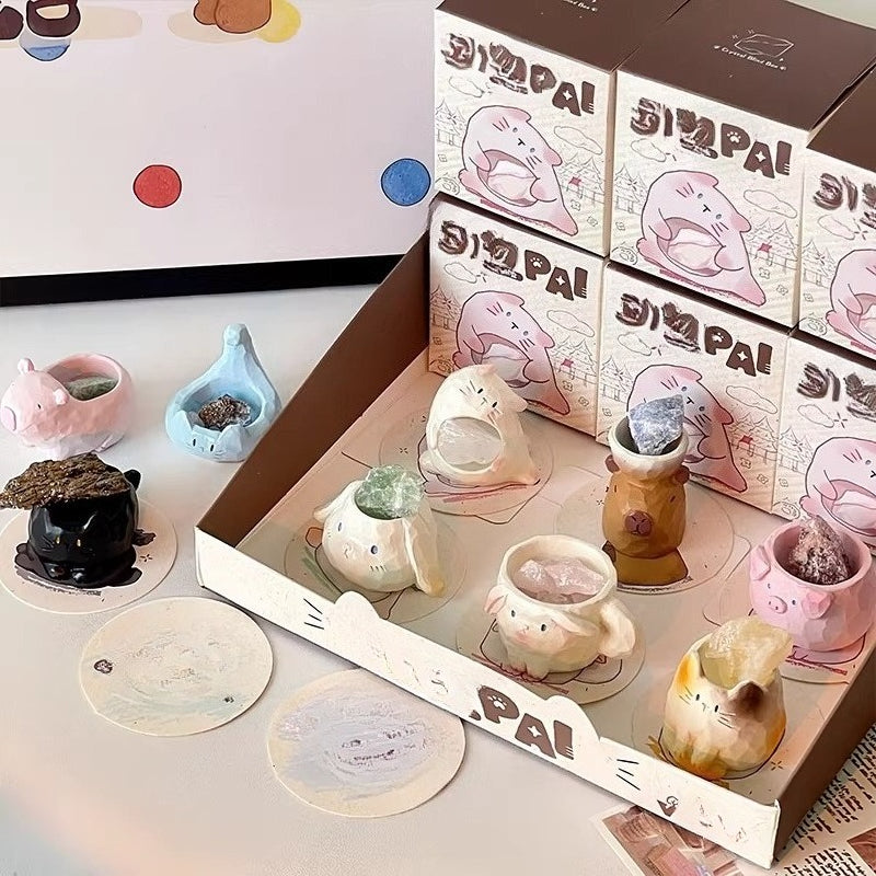 Animal Crystal Stone Aroma Diffuser Blind Box