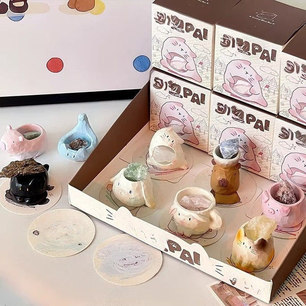 Animal Crystal Stone Aroma Diffuser Blind Box