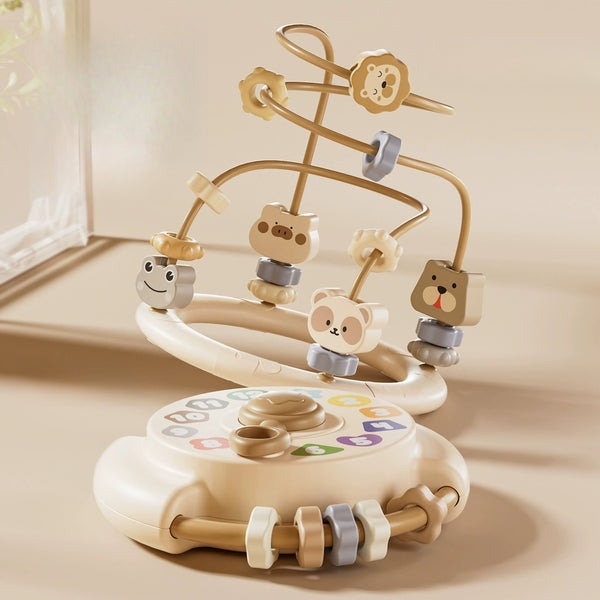 Toddler Multi-Activity Bead Maze and Learning Toy