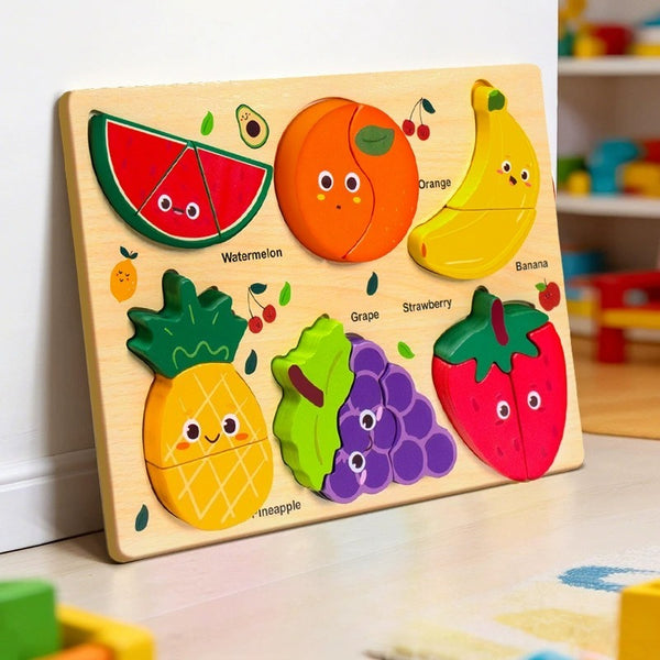 Wooden Theme Learning Puzzles