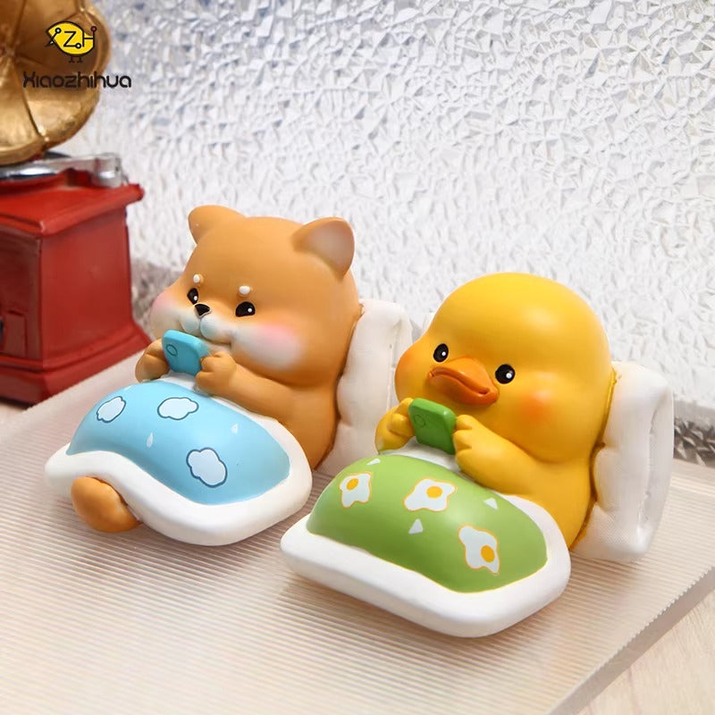 Lazy Animal Tabletop and Car Ornament