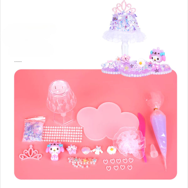 DIY Cream Glue Crystal Lamp Kit