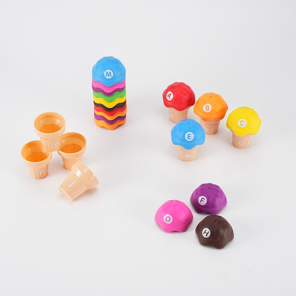 Ice Cream Stacking Cones - Early Learning Activity Set