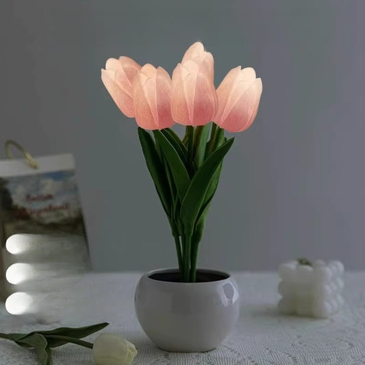Tulip Flower Atmosphere Night Light
