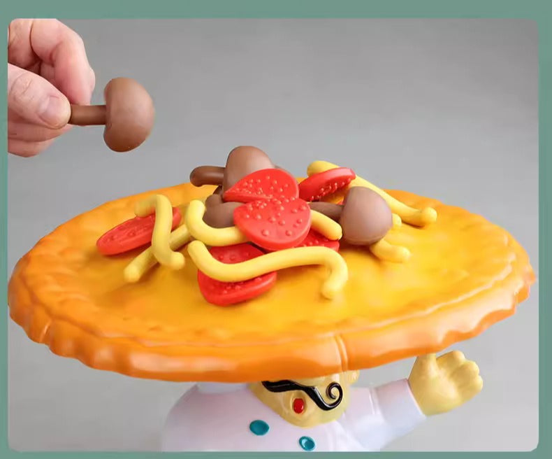 Balancing Pizza Stack Game