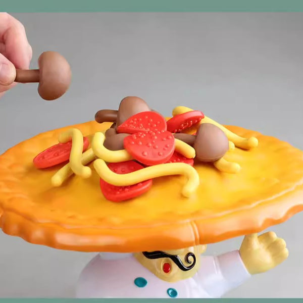Balancing Pizza Stack Game