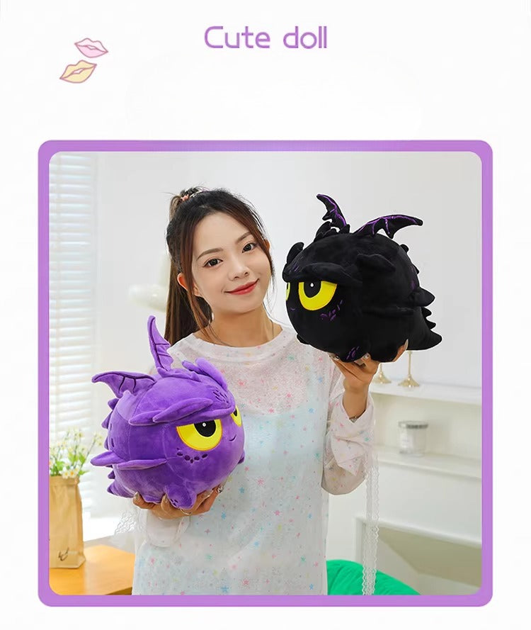 Plush Round Dragon Character Doll