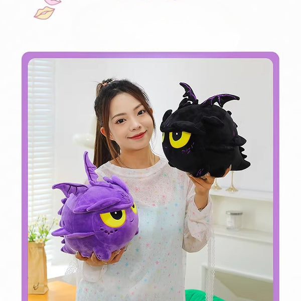 Plush Round Dragon Character Doll