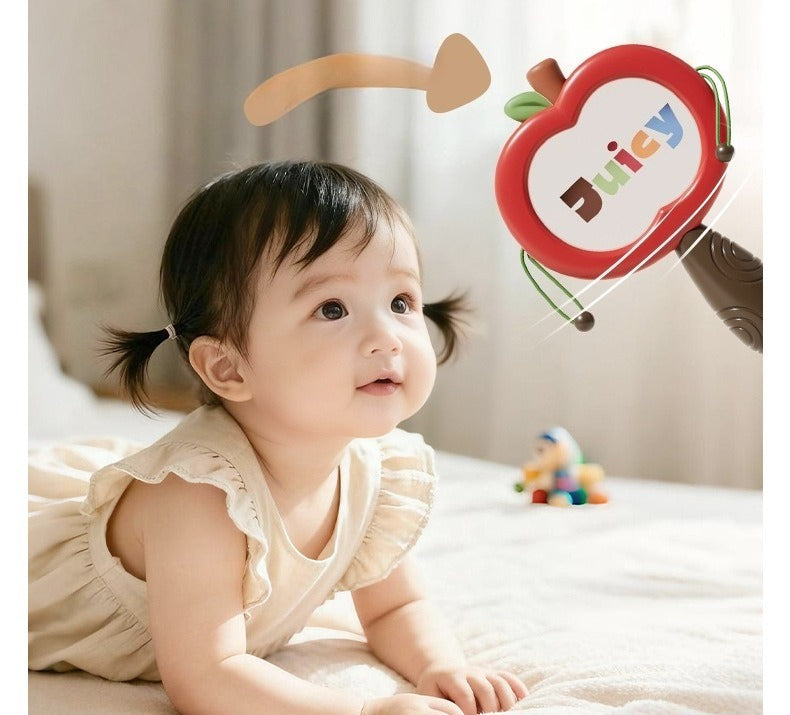 Apple Baby Rattle & Teether Gift Set (4 Pieces)