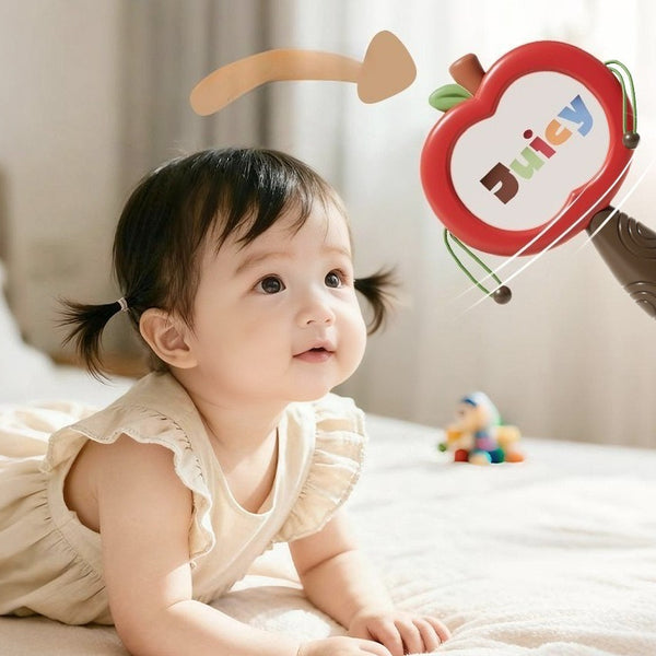 Apple Baby Rattle & Teether Gift Set (4 Pieces)