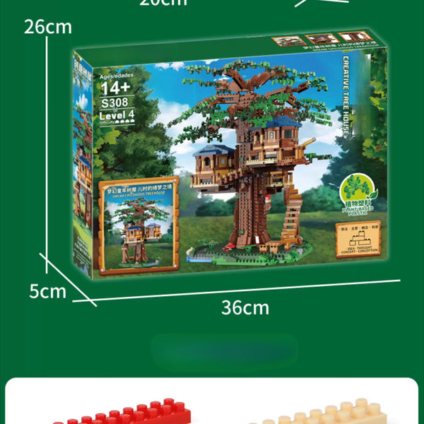 Four Seasons Treehouse Building Kit (5000+ Pieces)