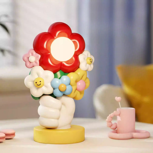 Holding Flowers Figurine Night Light