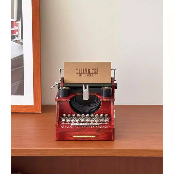 Vintage Typewriter Musical Box